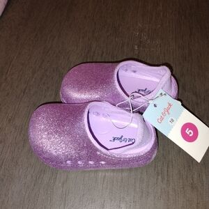 Purple Slip On Clogs Size 5